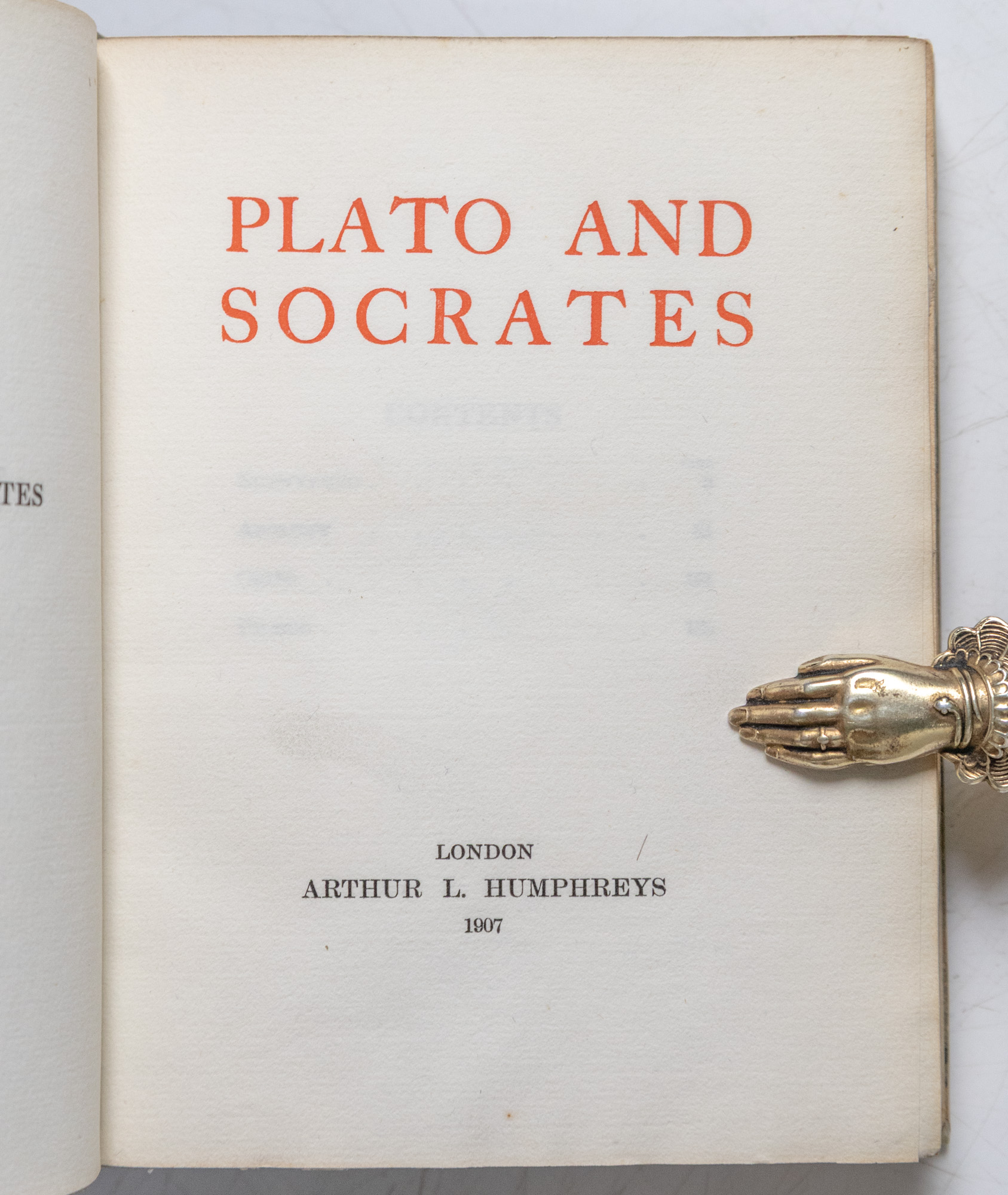 Plato and Socrates.
