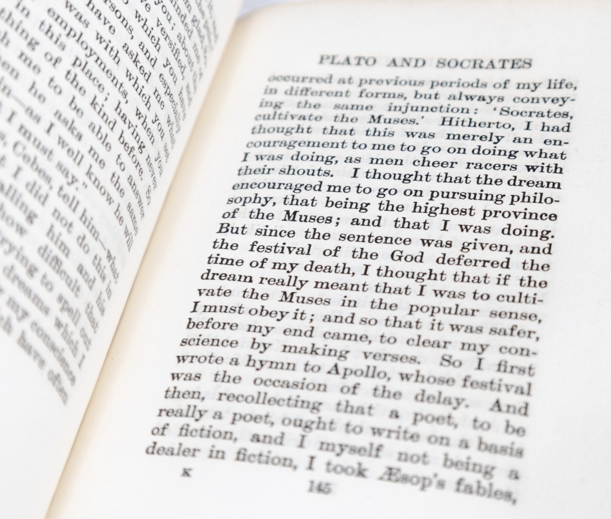 Plato and Socrates.