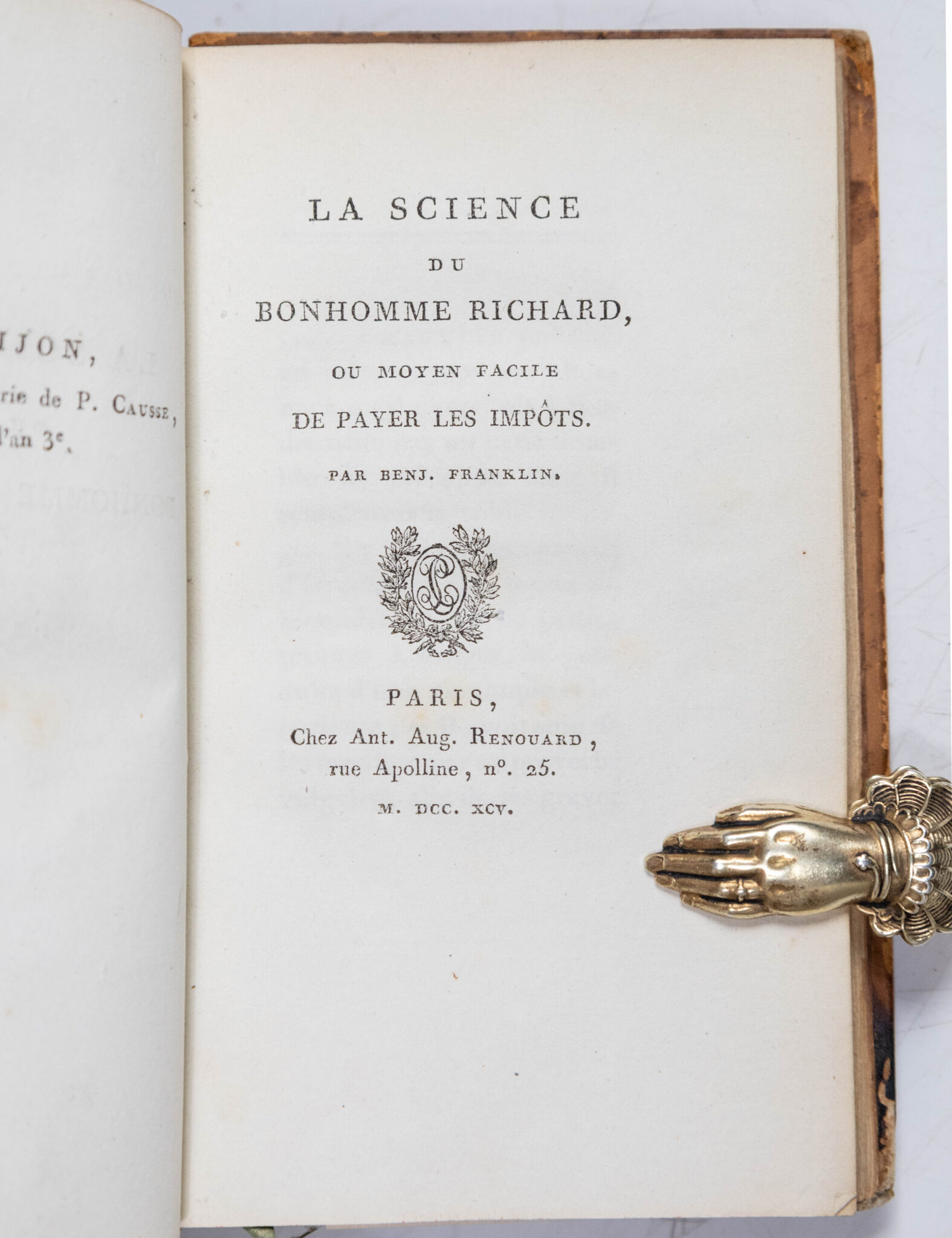 The Way to Wealth or Poor Richard Improved.