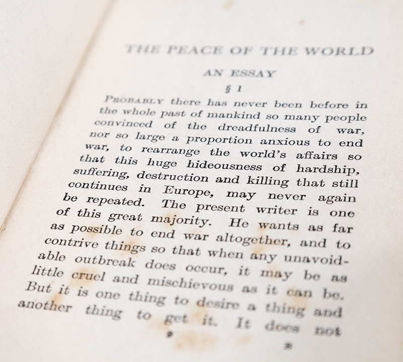 The Peace of the World.