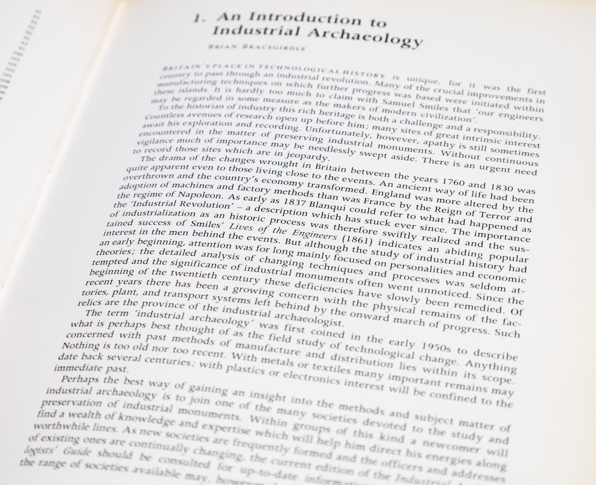 The Archaeology of the Industrial Revolution.