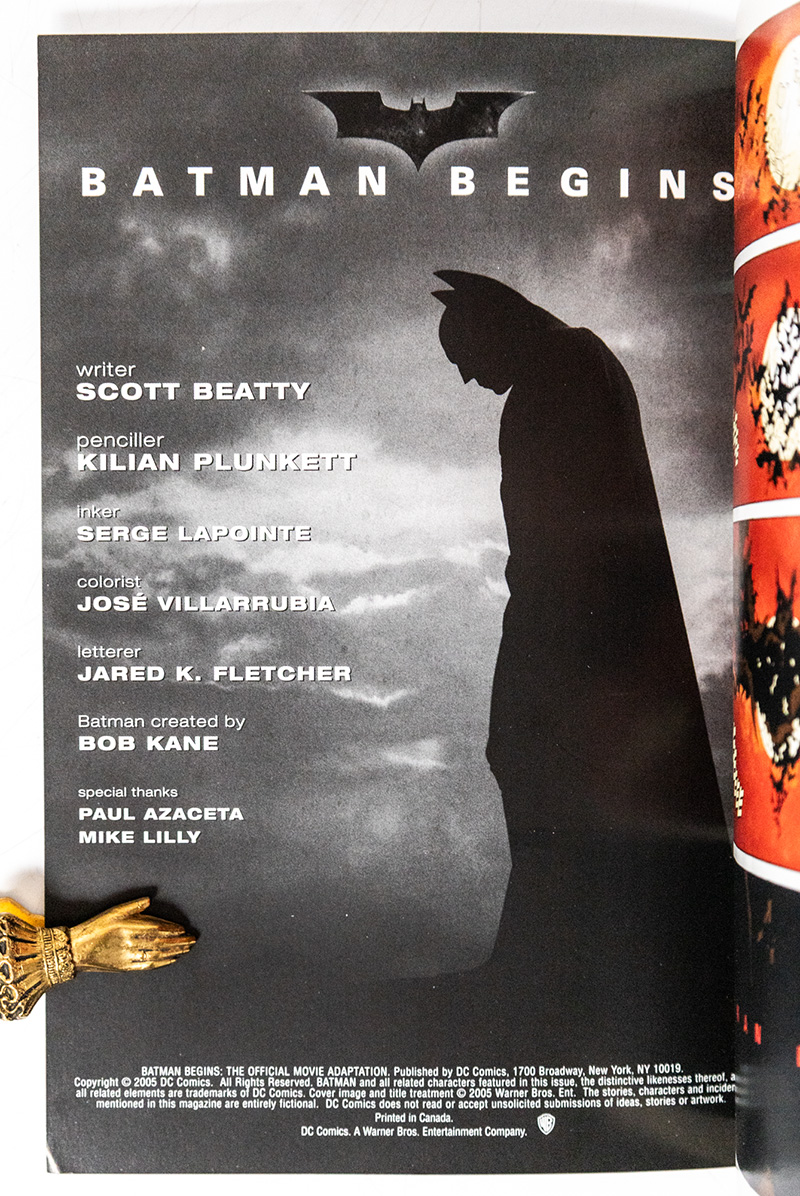 Batman Begins: The Official Movie Adaptation.