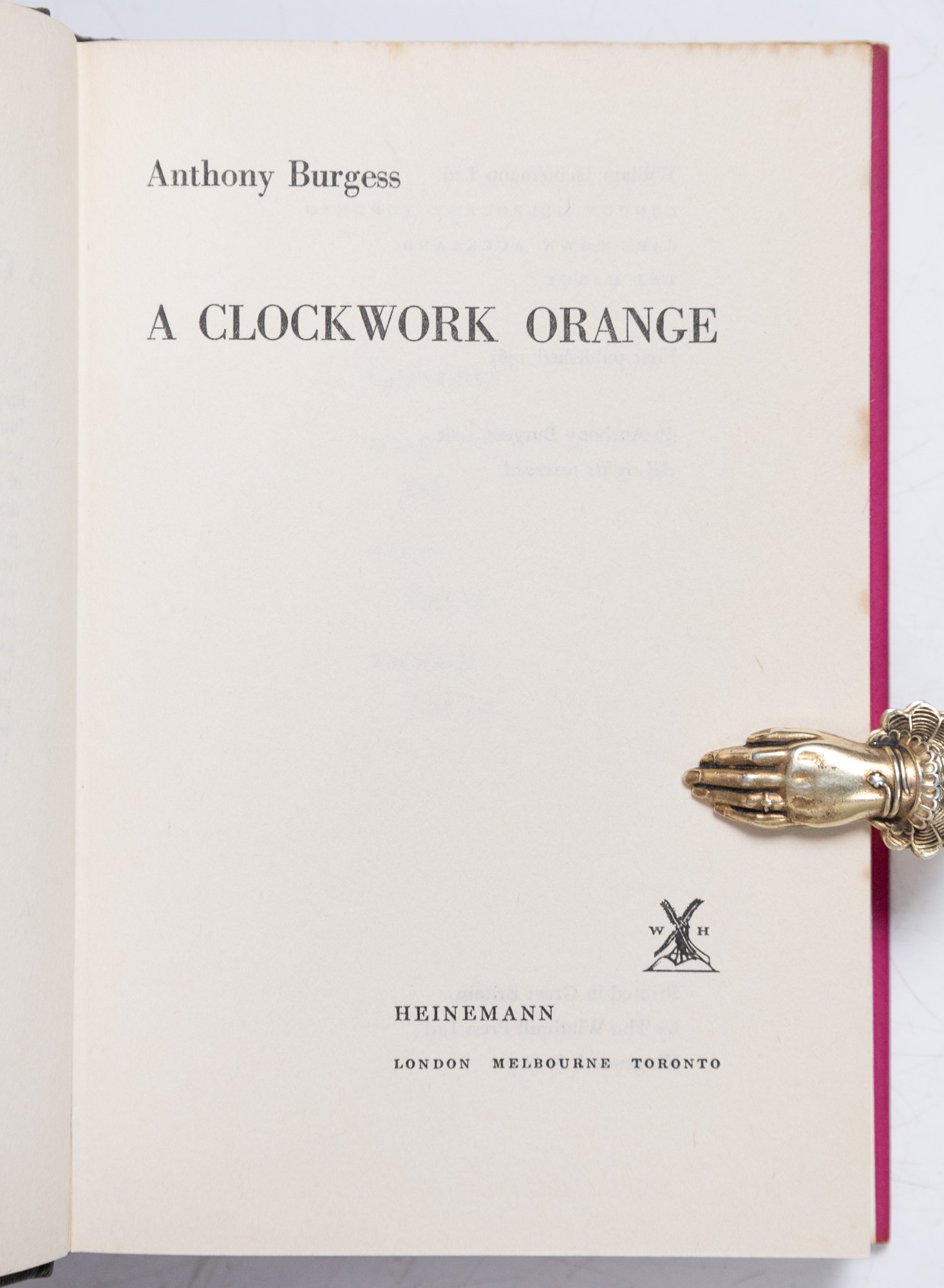 A Clockwork Orange.