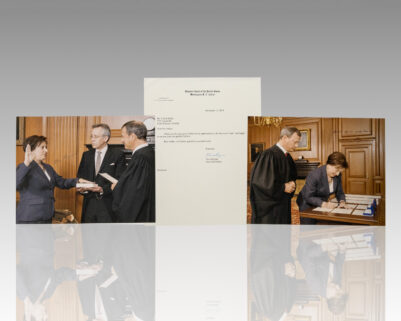 Elena Kagan Collection of Signed Photographs and Typed Letter Signed.
