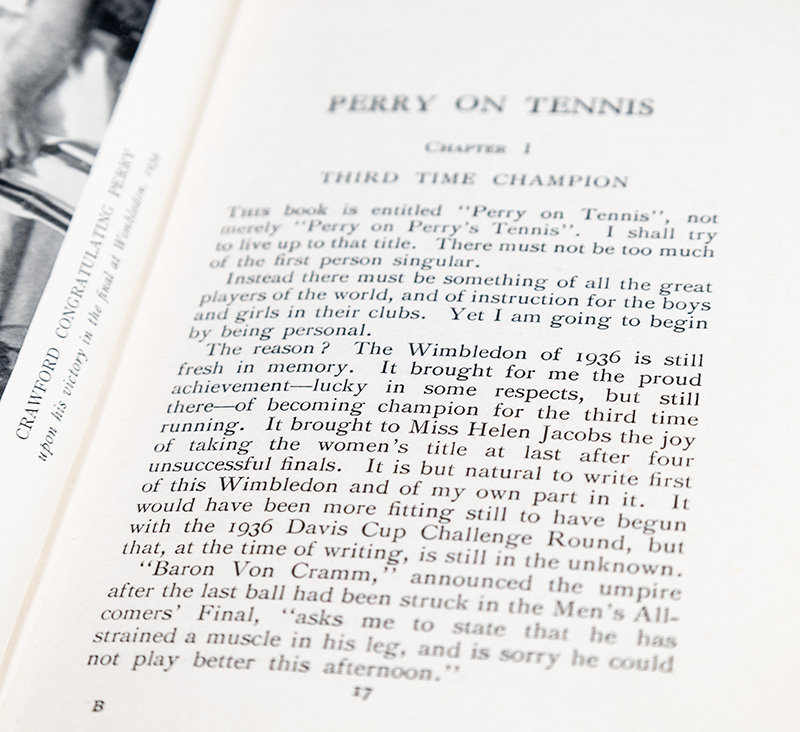 Perry on Tennis: Expert Advice for All on Lawn Tennis.