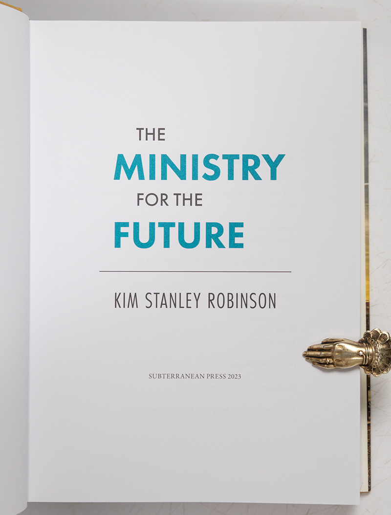 The Ministry for the Future.