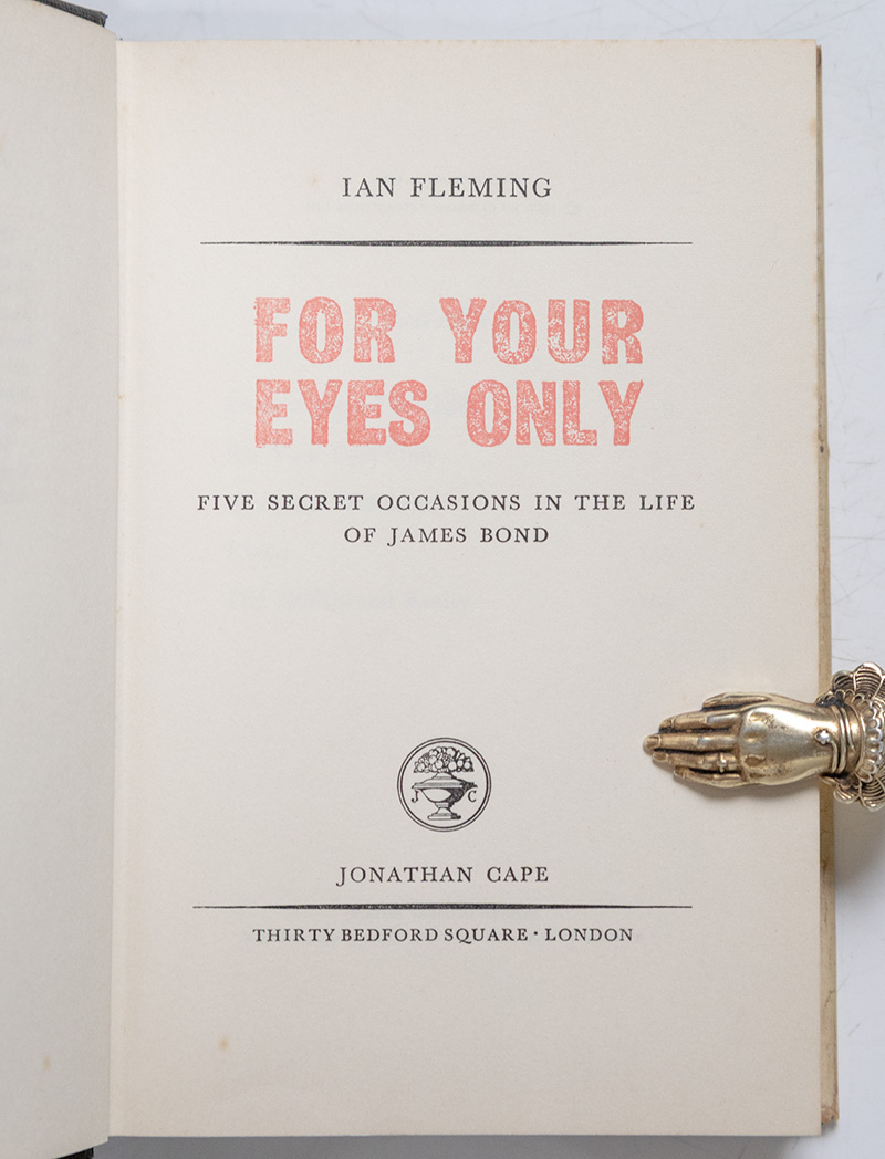 For Your Eyes Only.