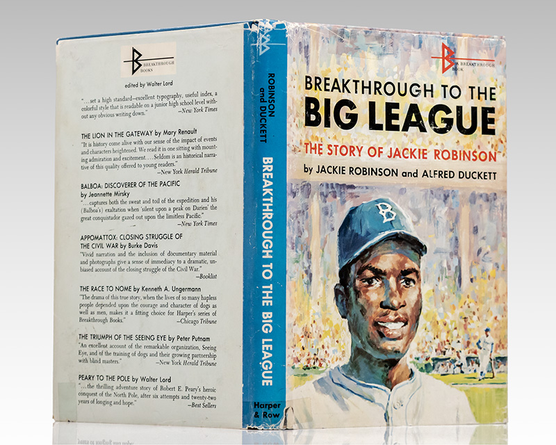 Breakthrough to the Big League: The Story of Jackie Robinson.