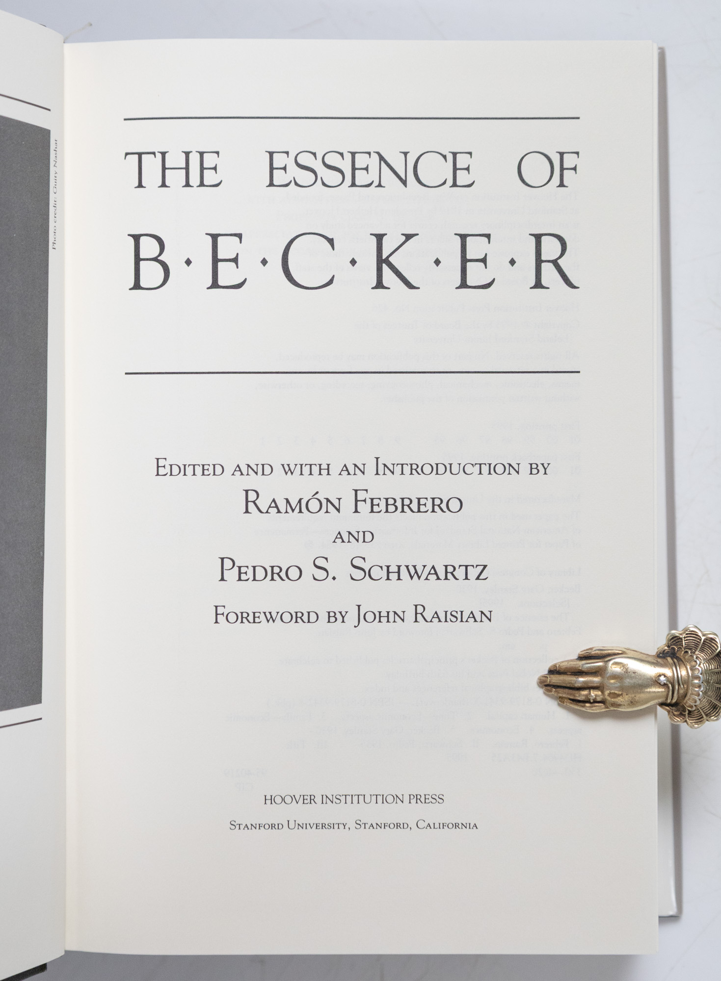The Essence of Becker.