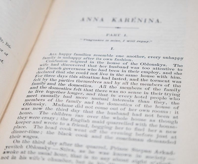 Anna Karenina.
