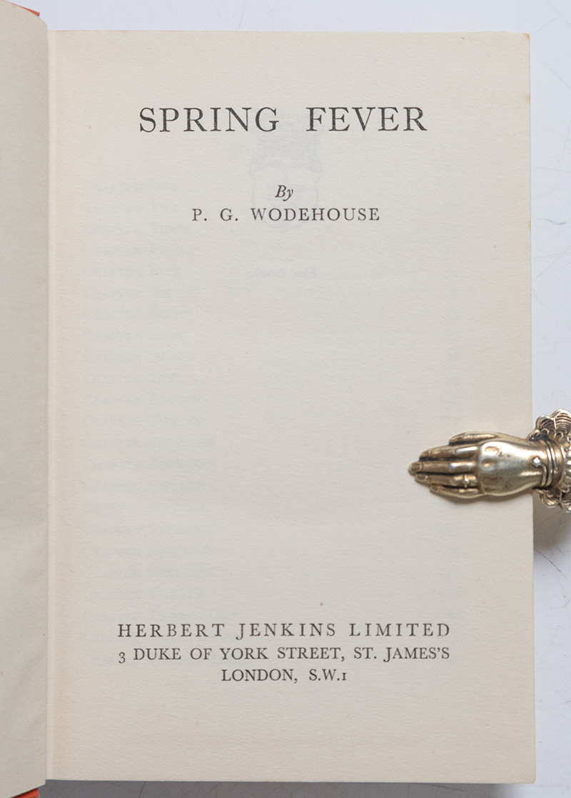 Spring Fever.
