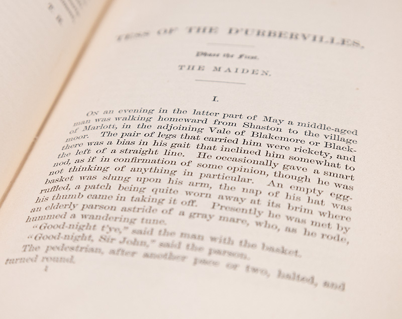 Tess of the d’Urbervilles.