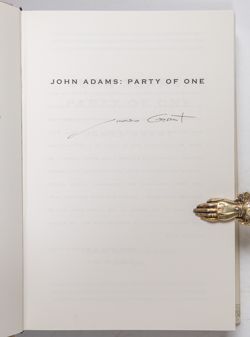John Adams: Party of One.