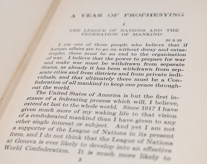 A Year of Prophesying.