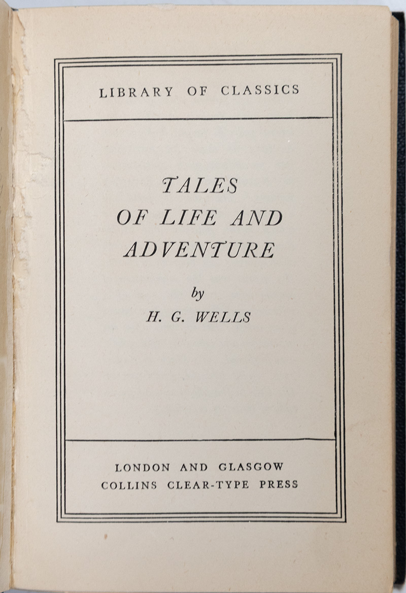 Tales of Life and Adventure.