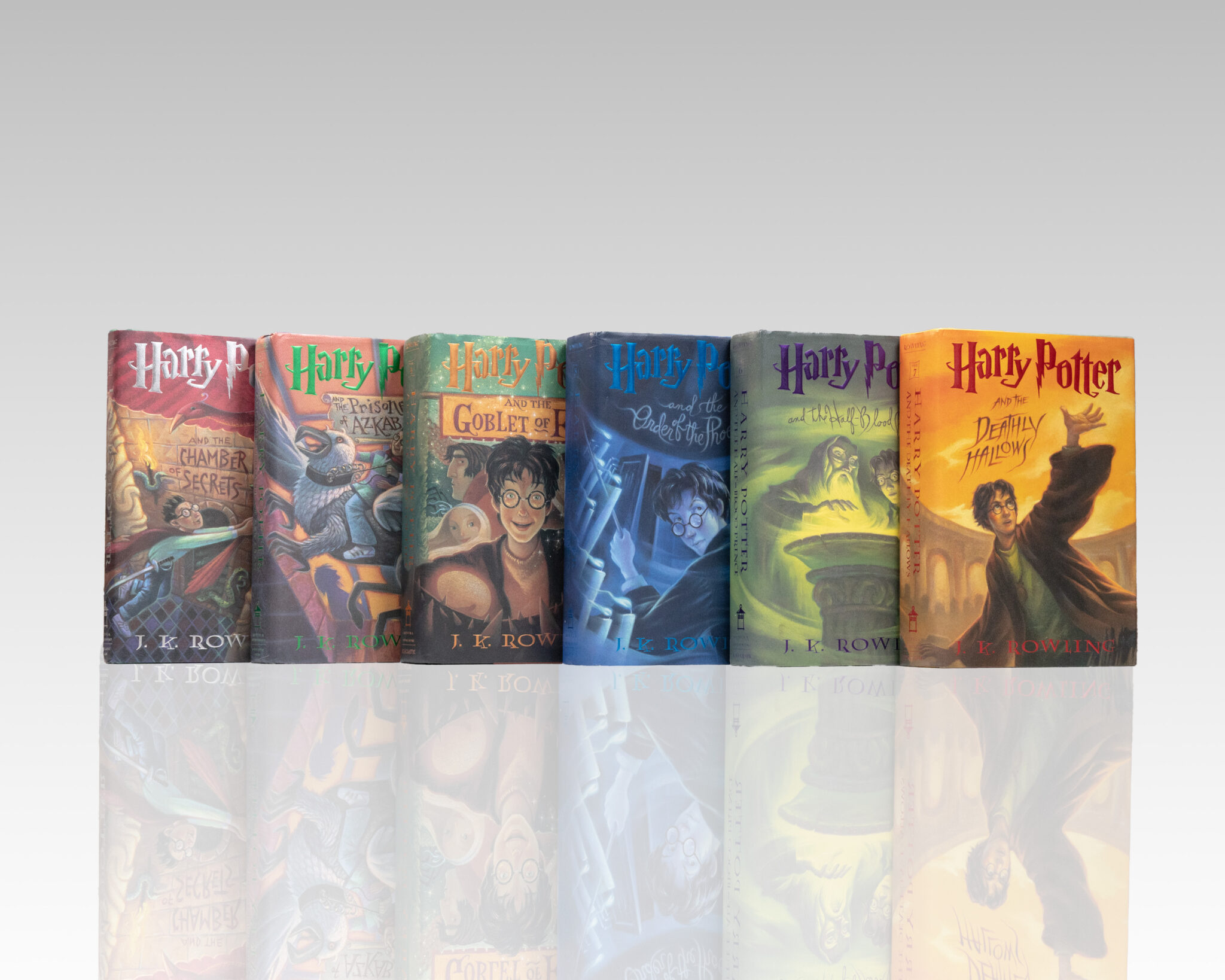 Harry Potter Series: Harry Potter and the Chamber of Secrets, Prisoner of Azkaban, Goblet of Fire, Order of the Phoenix, The Half-Blood Prince, and The Deathly Hallows.