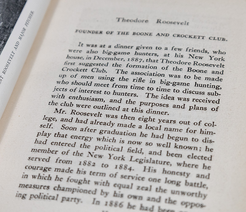 Hunting In Many Lands; American Big Game in Its Haunts; Trail and Camp-Fire: The Book of the Boone and Crockett Club.