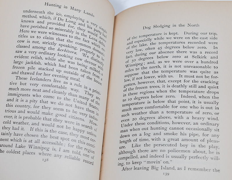 Hunting In Many Lands; American Big Game in Its Haunts; Trail and Camp-Fire: The Book of the Boone and Crockett Club.