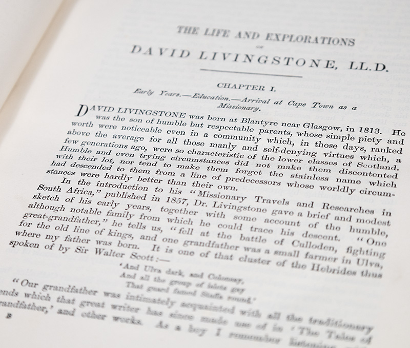 The Life and Explorations of David Livingstone, LL.D. Carefully Compiled From Reliable Sources.