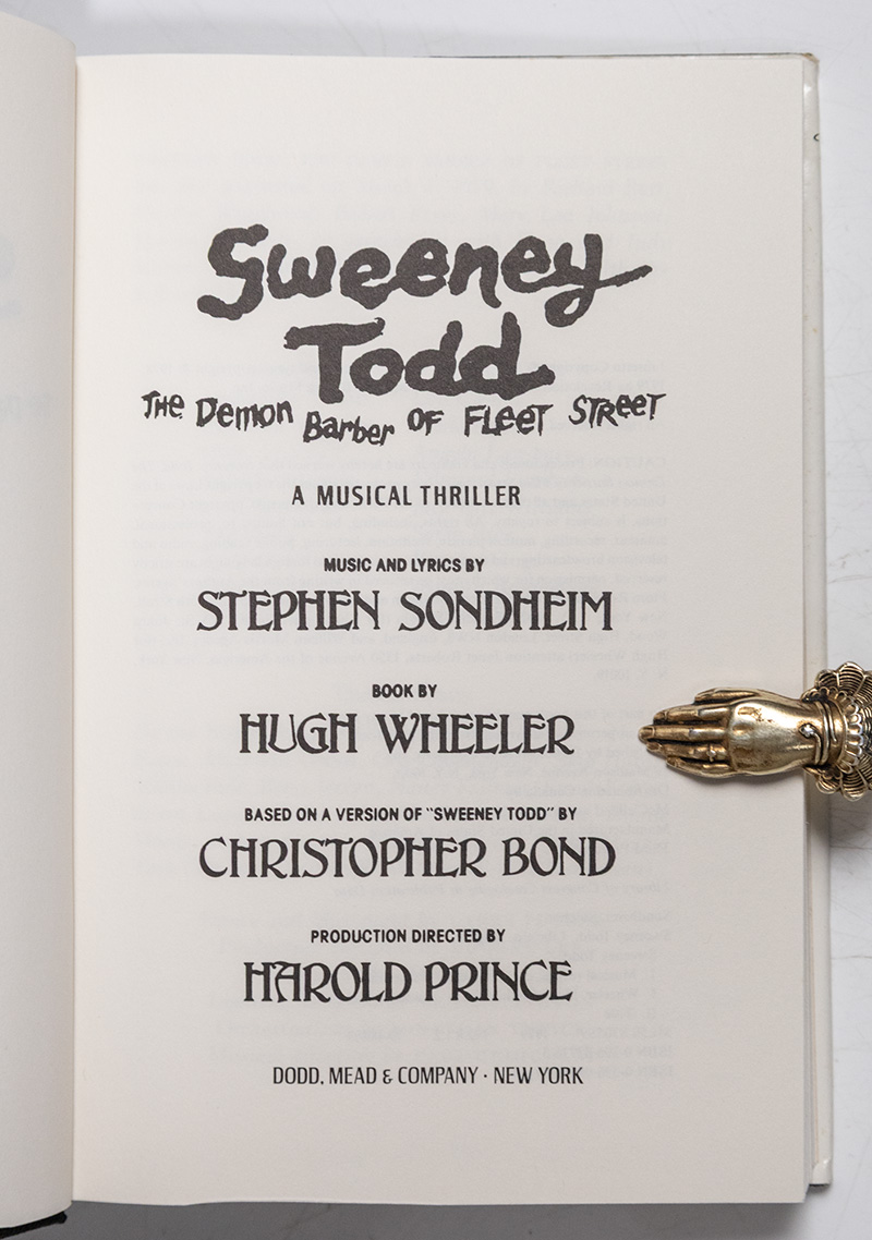 Sweeney Todd: The Demon Barber of Fleet Street.