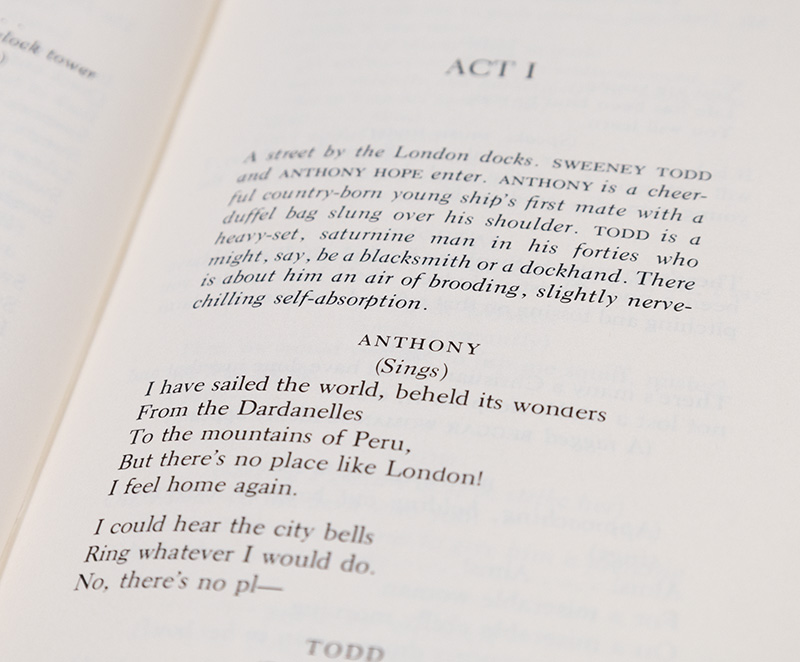 Sweeney Todd: The Demon Barber of Fleet Street.