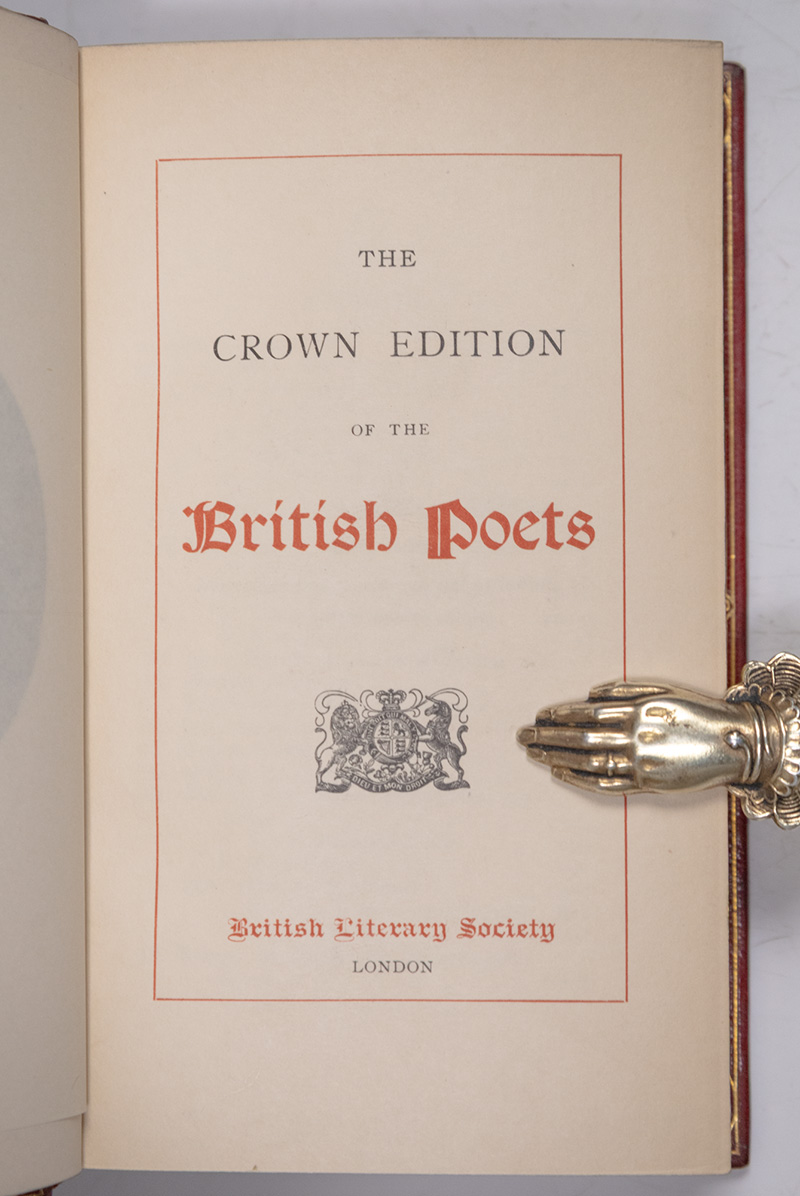 The British Poets: Samuel Butler.