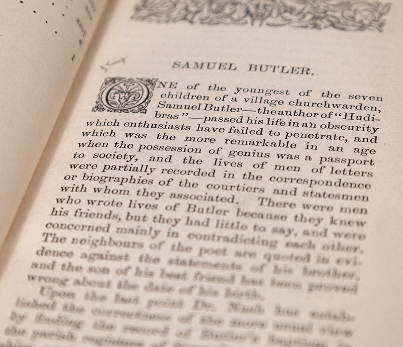 The British Poets: Samuel Butler.