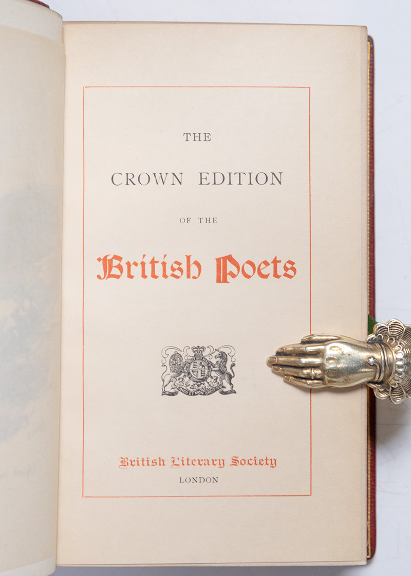 The British Poets: Thomas Chatterton.