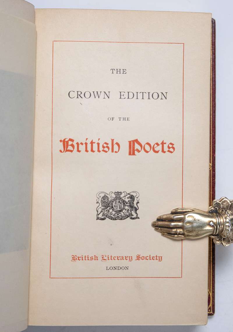 The British Poets: Sir Walter Scott