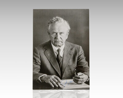 Ferry Porsche Signed Photograph.