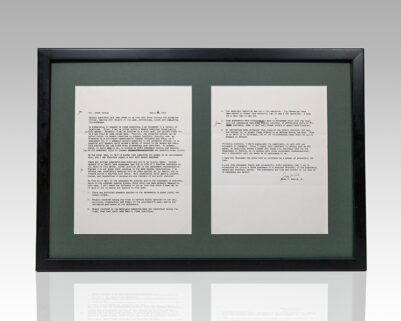 James W. McCord Jr. Typed Letter Signed.