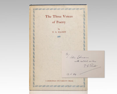 The Three Voices of Poetry.