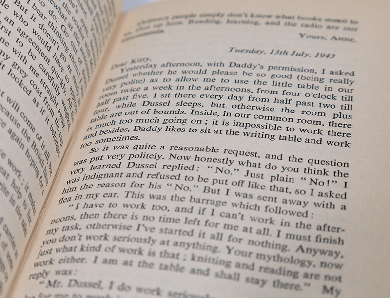 Anne Frank: The Diary of a Young Girl.