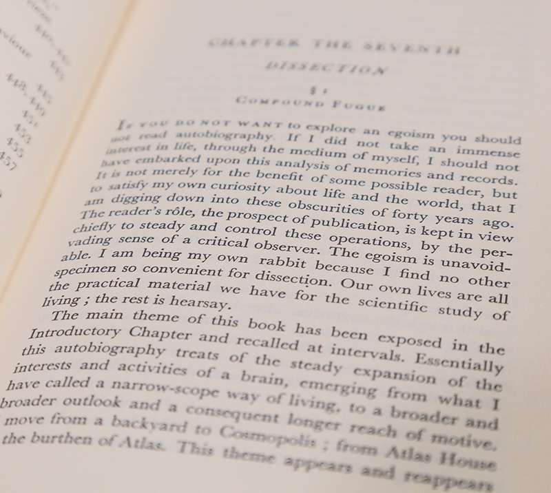 Experiment in Autobiography: Volume II Discoveries and Conclusions of a Very Ordinary Brain.