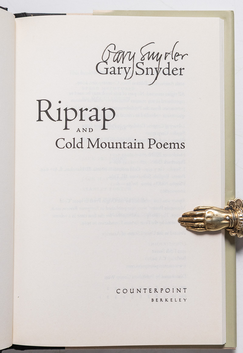 Riprap and Cold Mountain Poems.