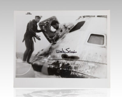 Wally Schirra Signed Photograph.
