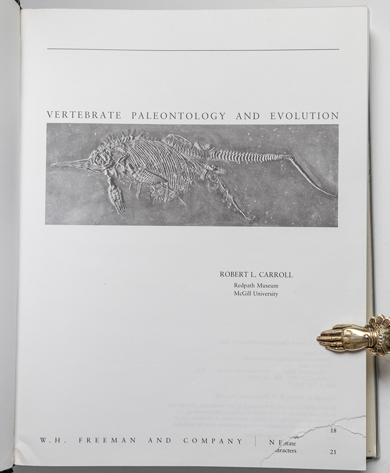 Vertebrate Paleontology and Evolution.