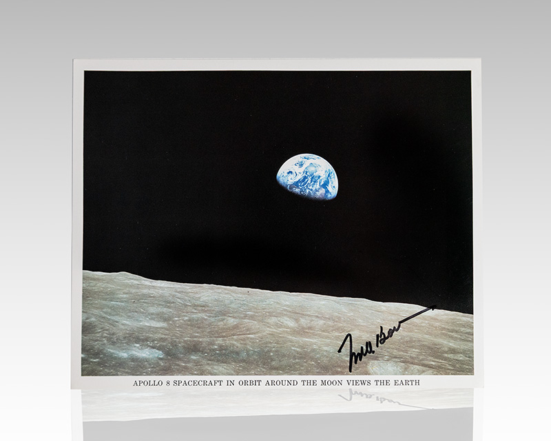 Frank Borman ‘Earthrise’ Photograph Signed.