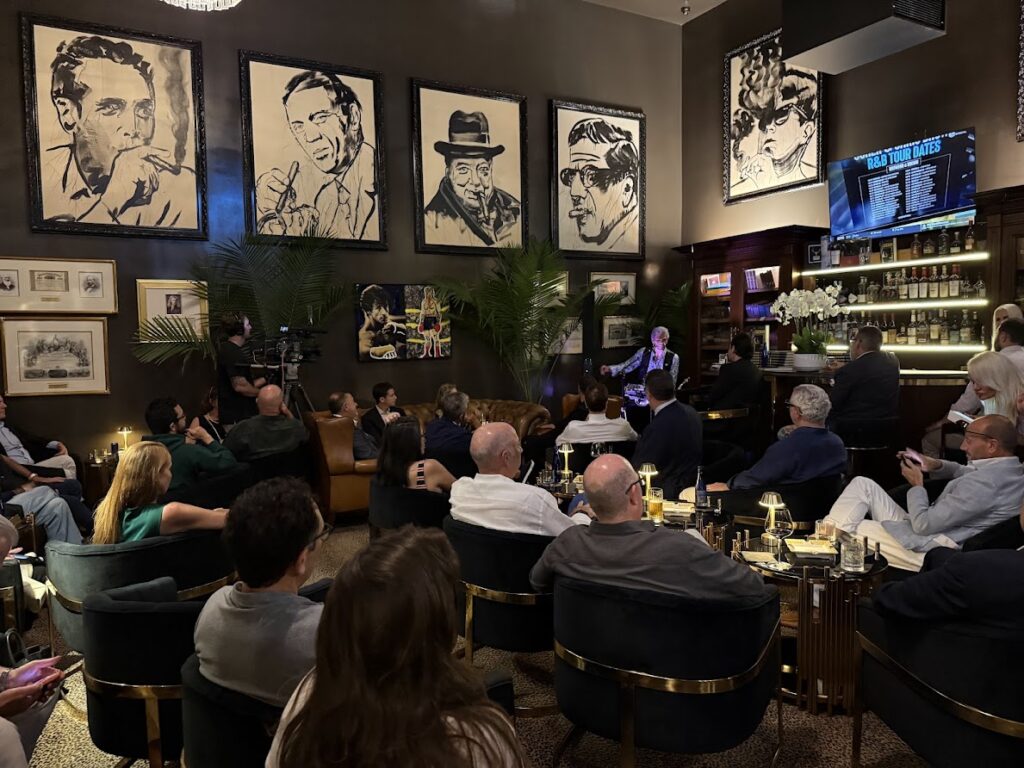 Mark Rivera at Churchill Cigar Company Palm Beach