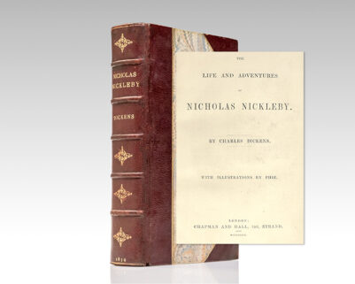 The Life and Adventures of Nicholas Nickleby.