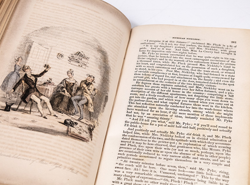 The Life and Adventures of Nicholas Nickleby.