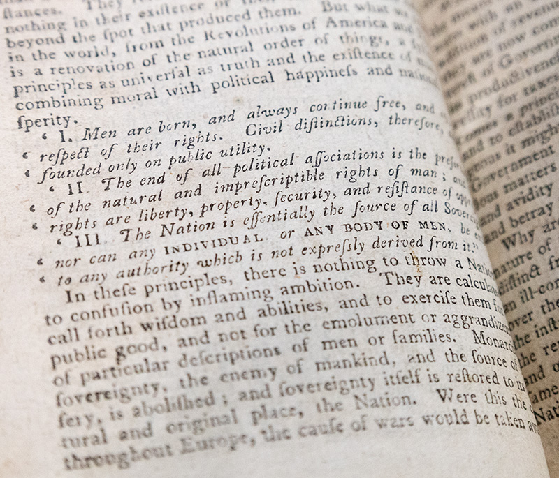 Rights of Man: Being an Answer to Burke's Attack on the French Revolution.