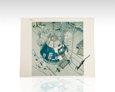 Frank Borman Signed Apollo 8 Command Module Photograph.