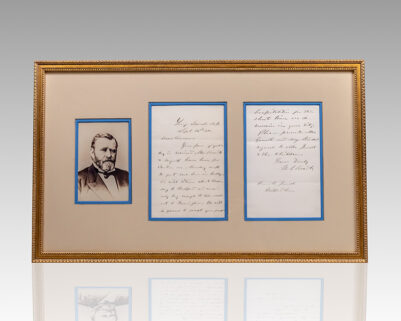 Ulysses S. Grant Autograph Letter Signed.