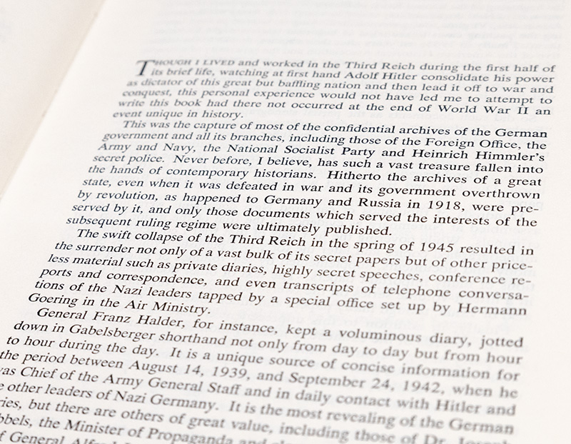 The Rise And Fall Of The Third Reich: A History of Nazi Germany.