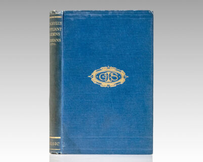 The Suppliant Maidens, The Persians, The Seven Against Thebes, and The Prometheus Bound of Aeschylus.
