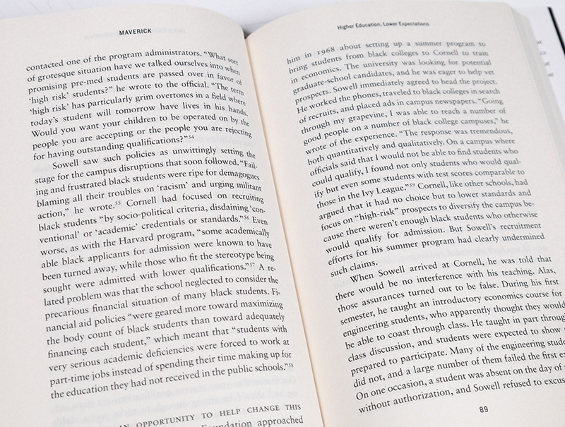 Maverick: A Biography of Thomas Sowell.