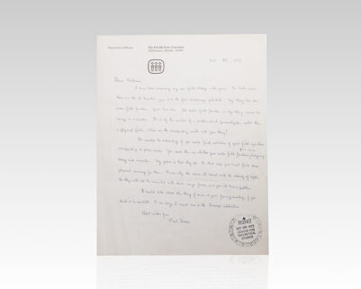 Paul Dirac Autograph Letter Signed.