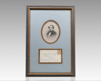 Charles Dickens Autograph Envelope Signed.