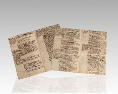 Reverend Cotton Mather Autograph Manuscript of a Sermon.